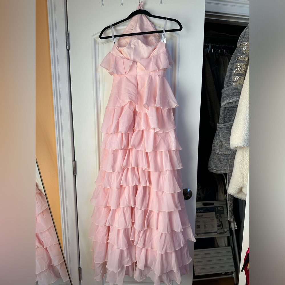 Pink Ruffle Dress - Picture 2 of 3
